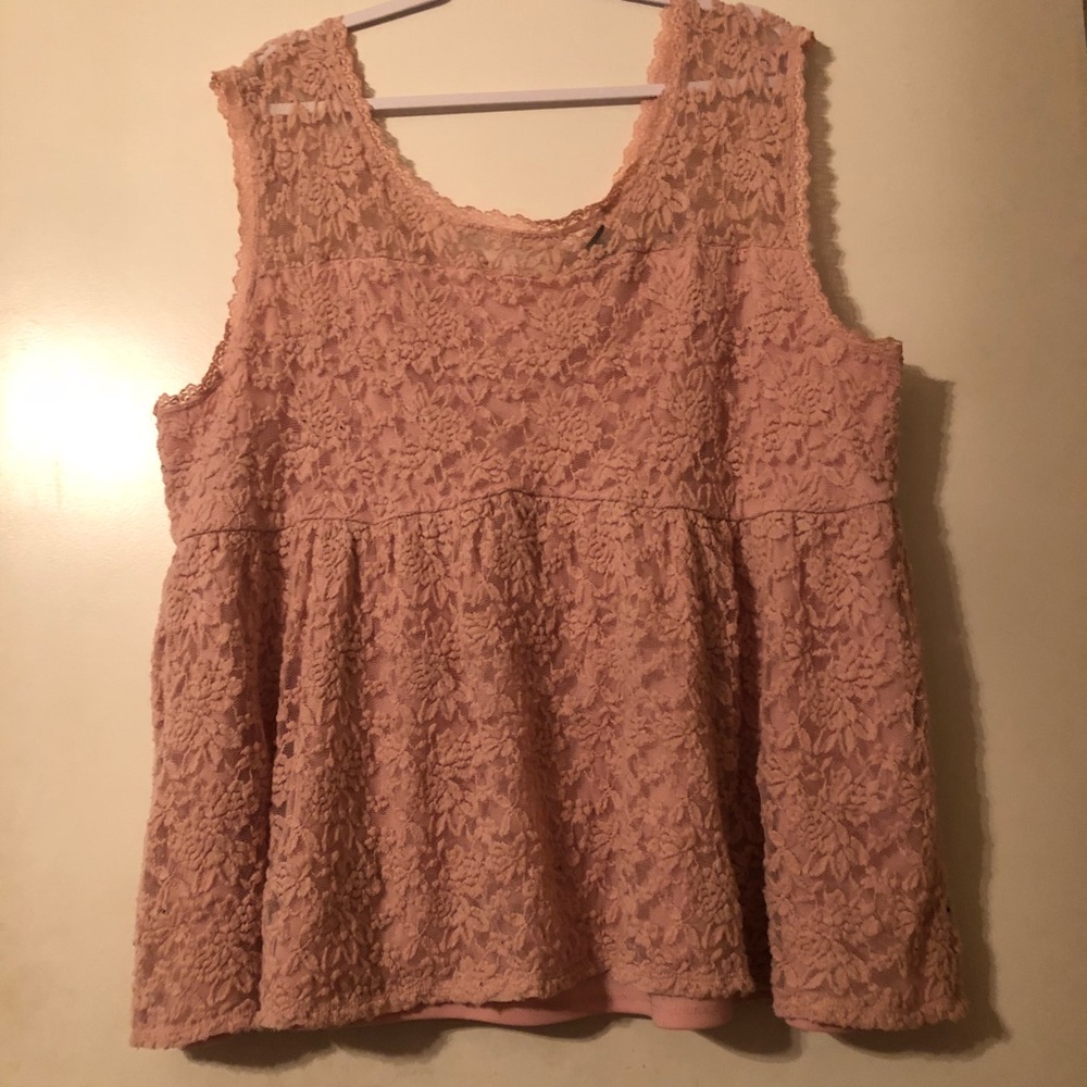 Torrid babydoll lace top